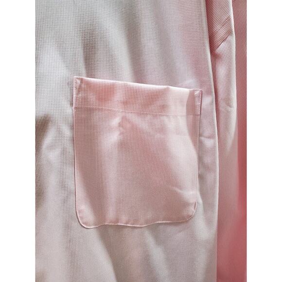 Pronto Uomo Mens Pink 100% Cotton Collared Long Sleeve Button Down Shirt Size 2X - Picture 4 of 10